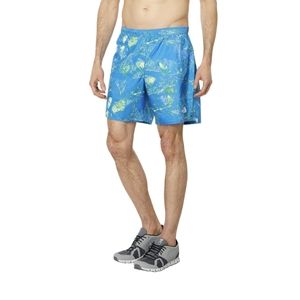 The North Face Men's LIMITLESS RUN SHORT, Super Sonic Blue Valley Floor Print